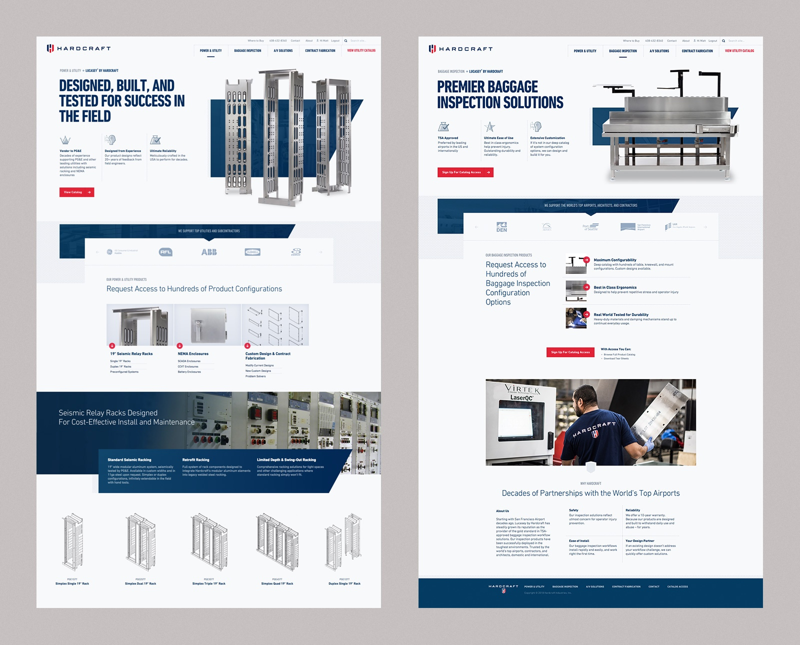 Hardcraft Industries Web Design
