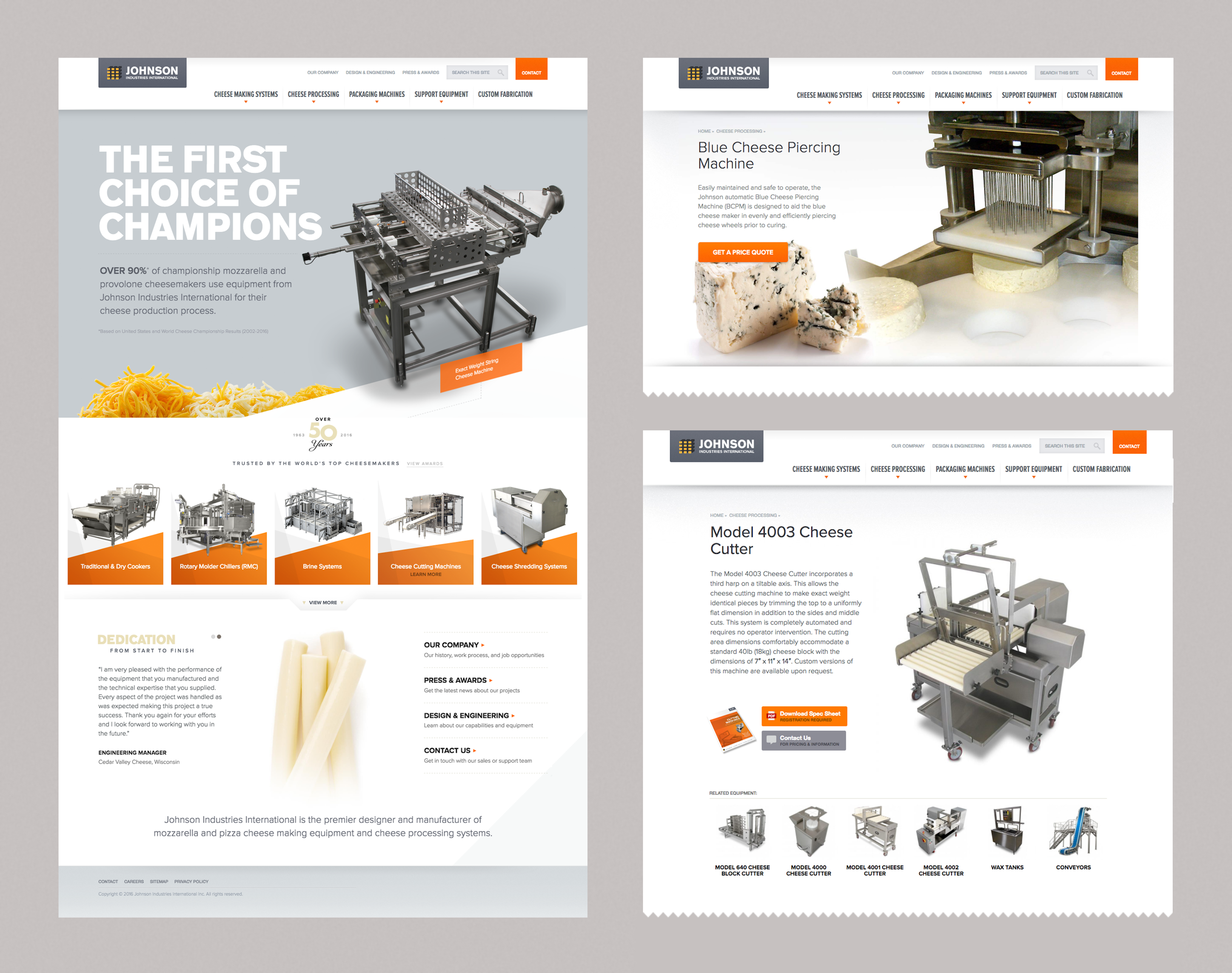 Johnson industries web design 3200w