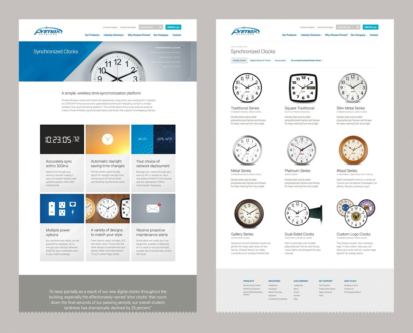 Primex Website Design
